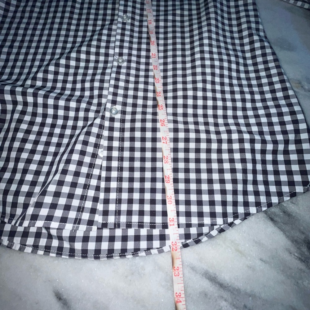 Mizzen+Main Navy and White Casual Shirt - Picture 4 of 5